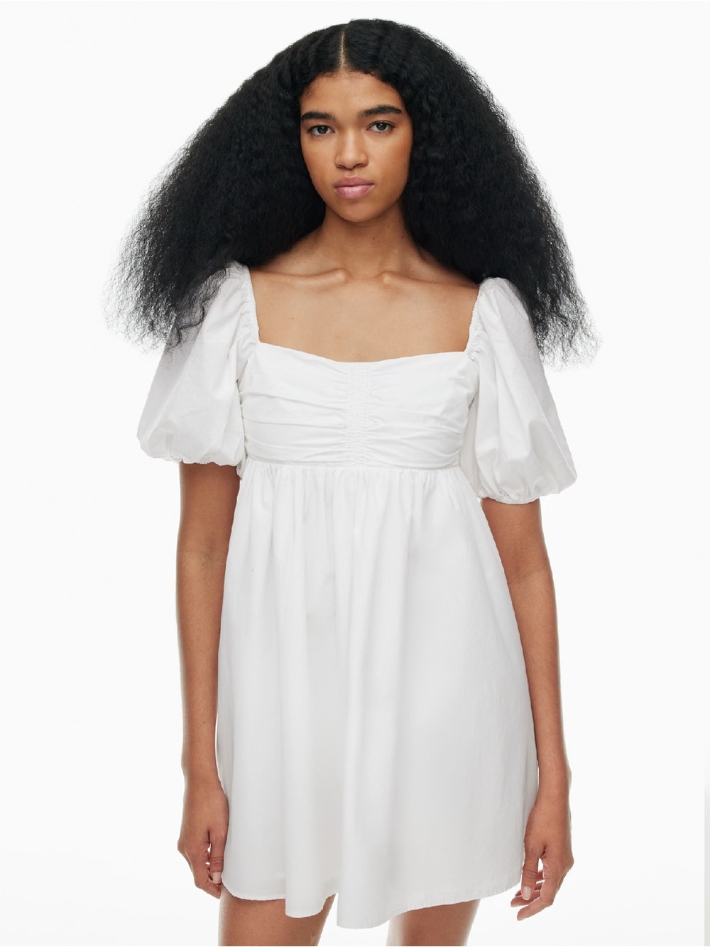 Aritzia Wilfred Amuse Poplin Mini Dress